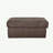 Brown Storage Ottoman