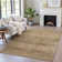 Machine Washable Indoor/Outdoor Xhevrie Khaki Rug