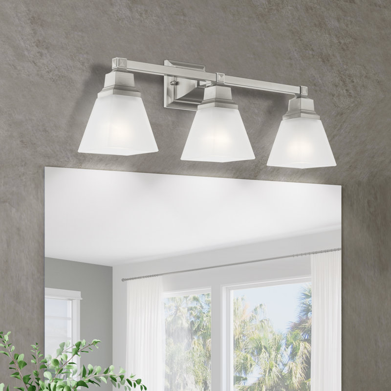 Mathias 3 - Light Dimmable Vanity Light, Brushed Nickel