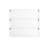 White Glass Door Shoe Box Shoe Storage Cabinet  With RGB Led Light
