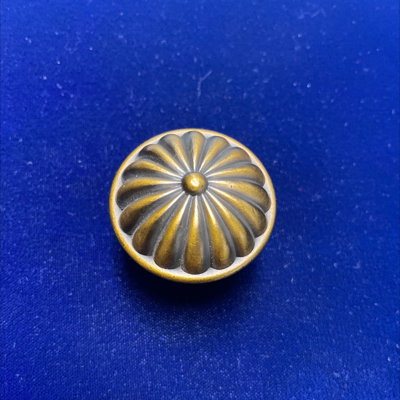 (5 Pack) 1-1/2 inch French Rays Knob Bronze