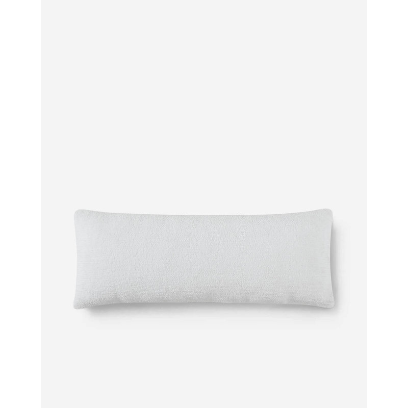 Snug Lumbar Pillow Cover & Insert, Clear White