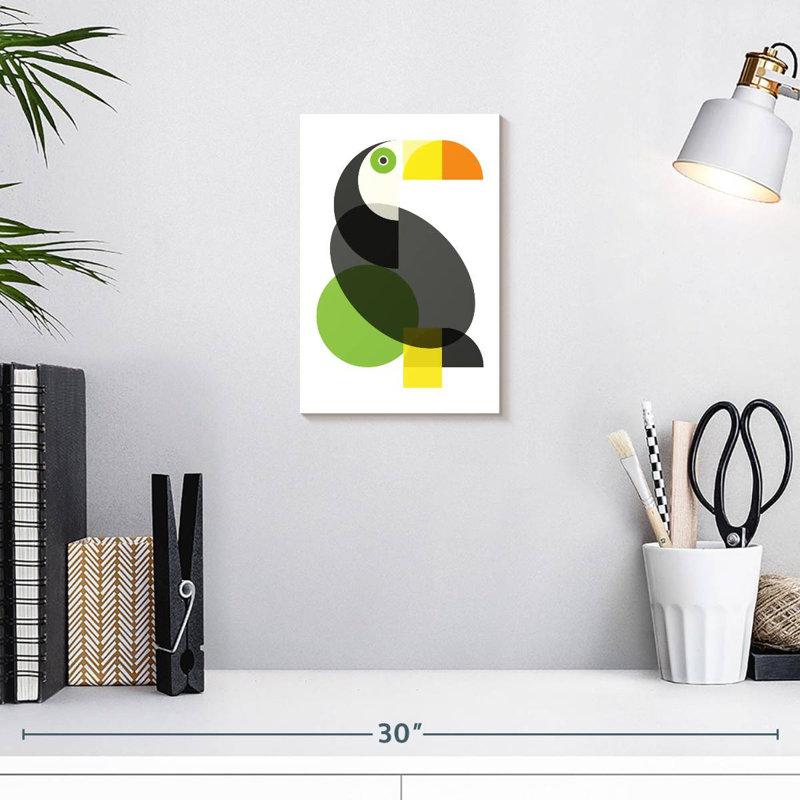 Toucan géométrique Ashelle, H 12 po x l 8 po