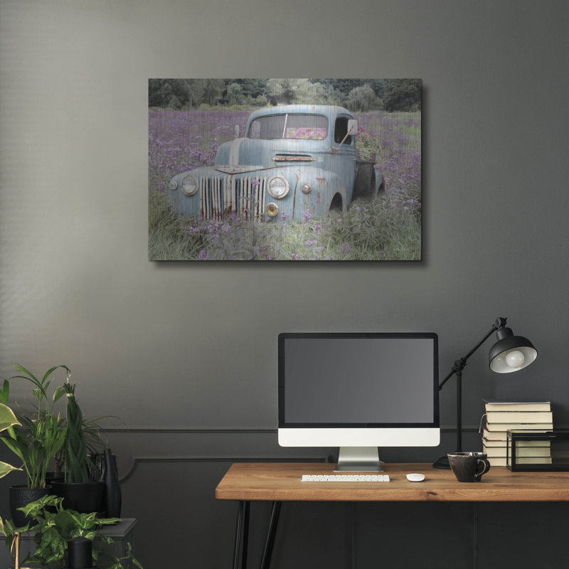 «Truckoad Of Happiness» par Lori Deiter, H 24 po x l 36 po