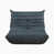 Microfibre / microsuède gris anthracite