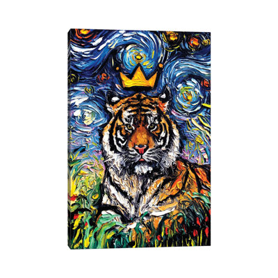« Tiger King » par aja Trèves, reproduction d’art