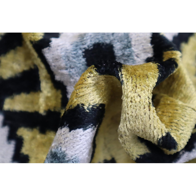 Coussin décoratif, Jaune / Or