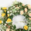 Couronne florale artificielle 22 "printemps été été avec baies rose eucalyptus pour décoration de fête de mariage-1349945693
