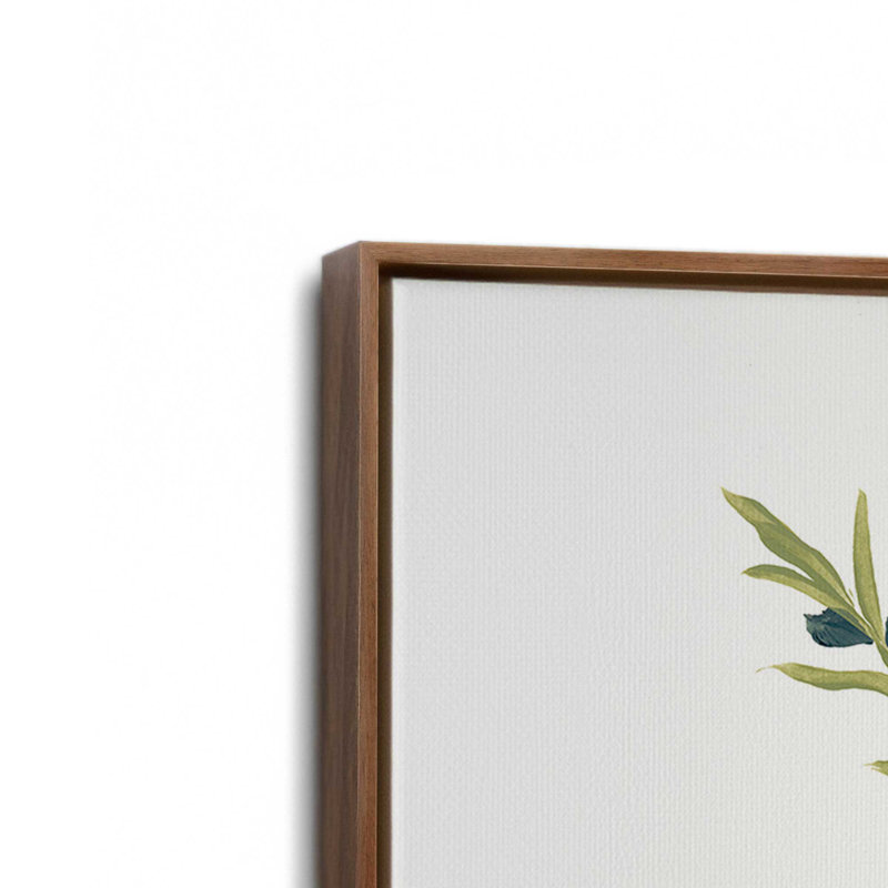 «Grace in Bloom», ensemble de 2 impressions sur toile, Noyer, Impression encadrée sans passe-partout, H 19 po x l 26 po