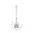 Stoneware Ceramic Windchime Bell with Textured Detail and Jute Hanger - Handcrafted Hanging Accent for Porch or Garden Decor - Single Decorative Ceramic Bell for Breezy Tones and Artful Style.-678563368