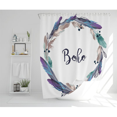Buckmiller Polyester Shower Curtain Set