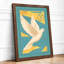 Dove of Peace Geometric - Framed Print-1557164370-1557164382