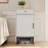 Robot Vacuum Storage Accent Cabinet with Drawer Adjustable Shelf and Wheels