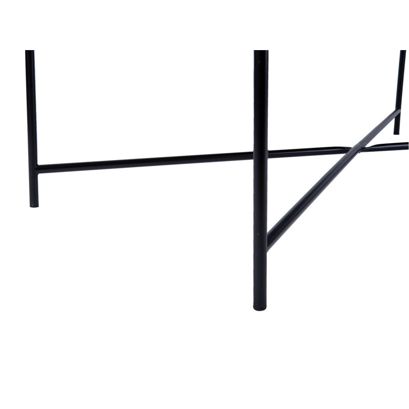 Smooth Cross Legs Coffee Table