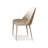 6 - Person White Round Solid Wood Sintered Stone tabletop Dining Table Set
