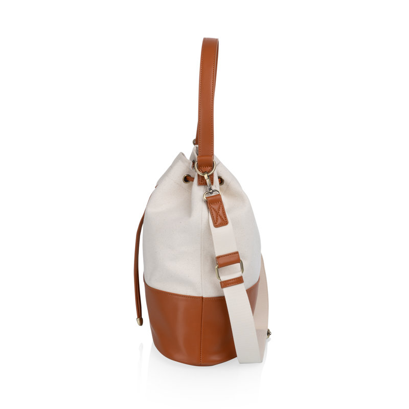 Sac en toile et similicuir Sirolo