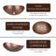 Monarch Abode 19'' Copper Oval Vessel Bathroom Sink