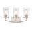 Blevens 20" Wide 3-Light Vanity - Brushed Nickel