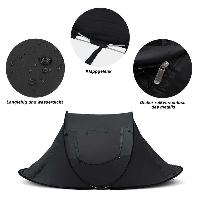 Bunkley 2 Person Tent, Black