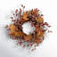 14.75" Artificial Berry Leaf Fall Accent Ring, Multicolor