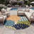 Alsaedi Floral Green/Blue/Orange Indoor/Outdoor Area Rug-1566492735