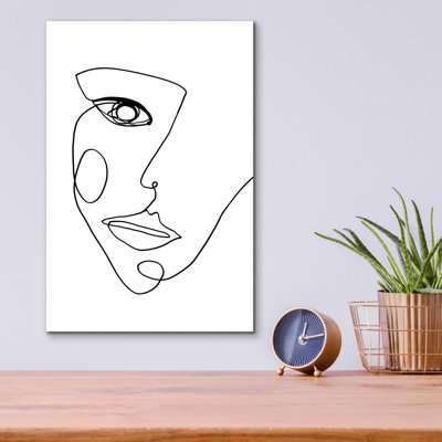 «Face Line 2» par Design Fabrikken - impression sans cadre