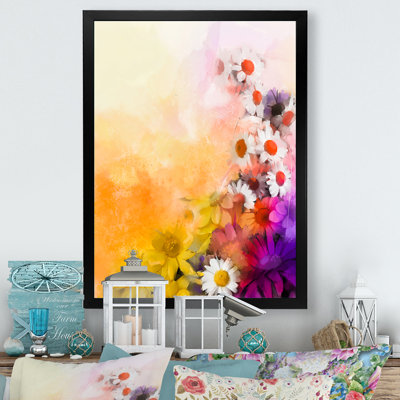 Guirlande Paintbrush Spring Flowers - Peinture