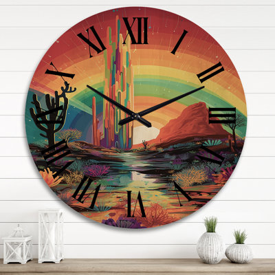 Horloge murale Saguaro