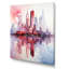 "Gratte-ciel rose et bleu New York City VI"-1160349392-1221625182