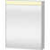 Surface Mount Frameless 1 Door Medicine Cabinet with 2 Shelves and LED Lighting