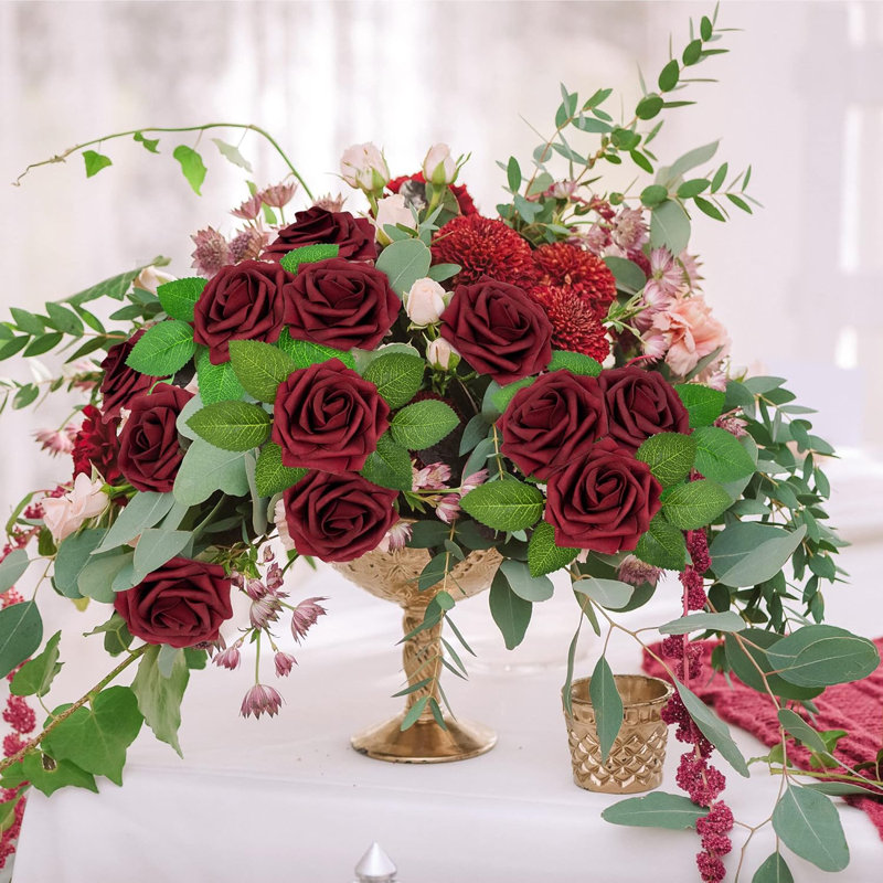 Arrangement, Burgundy