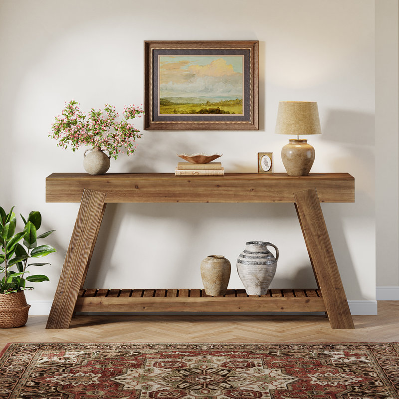 159.8cm Solid Wood Console Table