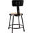 Backed Ergonomic Industrial Stool with Footring-1113233191