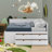 Full Size Daybed With Drawers And Shelves-1695000374