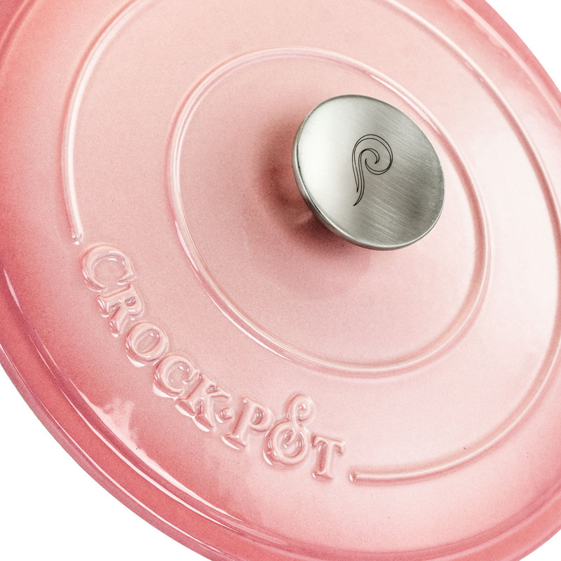 Cocotte en fonte émaillée Crock-Pot Artisan, Rose, 5 pintes