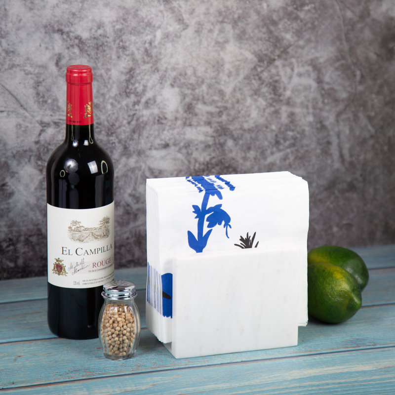 Porte-serviettes de table en marbre
