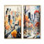 Autumn City Art Deco Charm I - ensemble de 2 impressions sur toile City Art Deco-102578160-102578155
