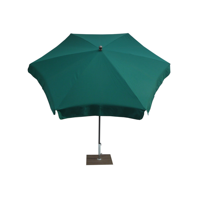 Cerda 250 cm W X 250 cm D Hexagonal Tilt Balcony Parasol with Manual Lift