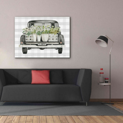 «Flower Lover's Truck» par Cindy Jacobs, estampe numérique sur toile
