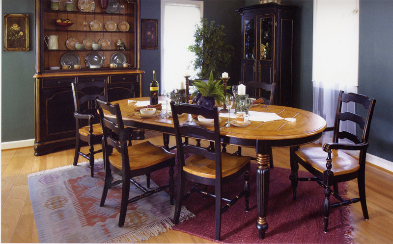Spinney Solid Wood Top Four Leg Dining Set