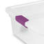 Contenant de rangement avec couvercle transparent Sterilite
