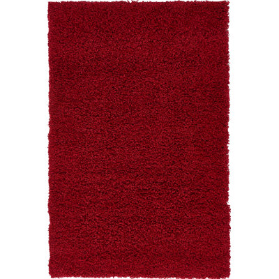 Tapis rouge cerise Angeline