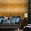 Floral Metallic Wallpaper Roll-1056889354
