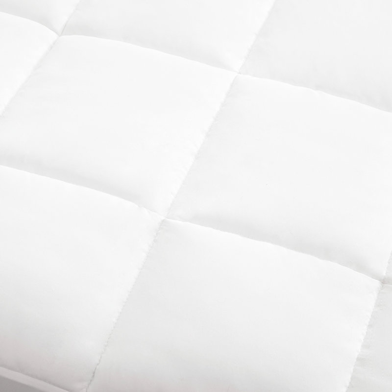3M Microfiber Mattress Enhancer - Control, Stain Release, Fits Up To 18" Mattresses, , Full Pad Protector Cover Microfiber, Treated, Microbial, Mattress, Soft, Breathable And