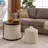 Ottoman, Multi-Functional Combination Set Table Ottoman, Combination Of Ottoman And Table, With Drum Stool, With Storage Space-549357539