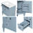 30" Freestanding Bathroom Vanity With Ceramic Sink, Solid Rubberwood Frame, Storage Cabinet With Flip Drawer & Storage Rack-160326351