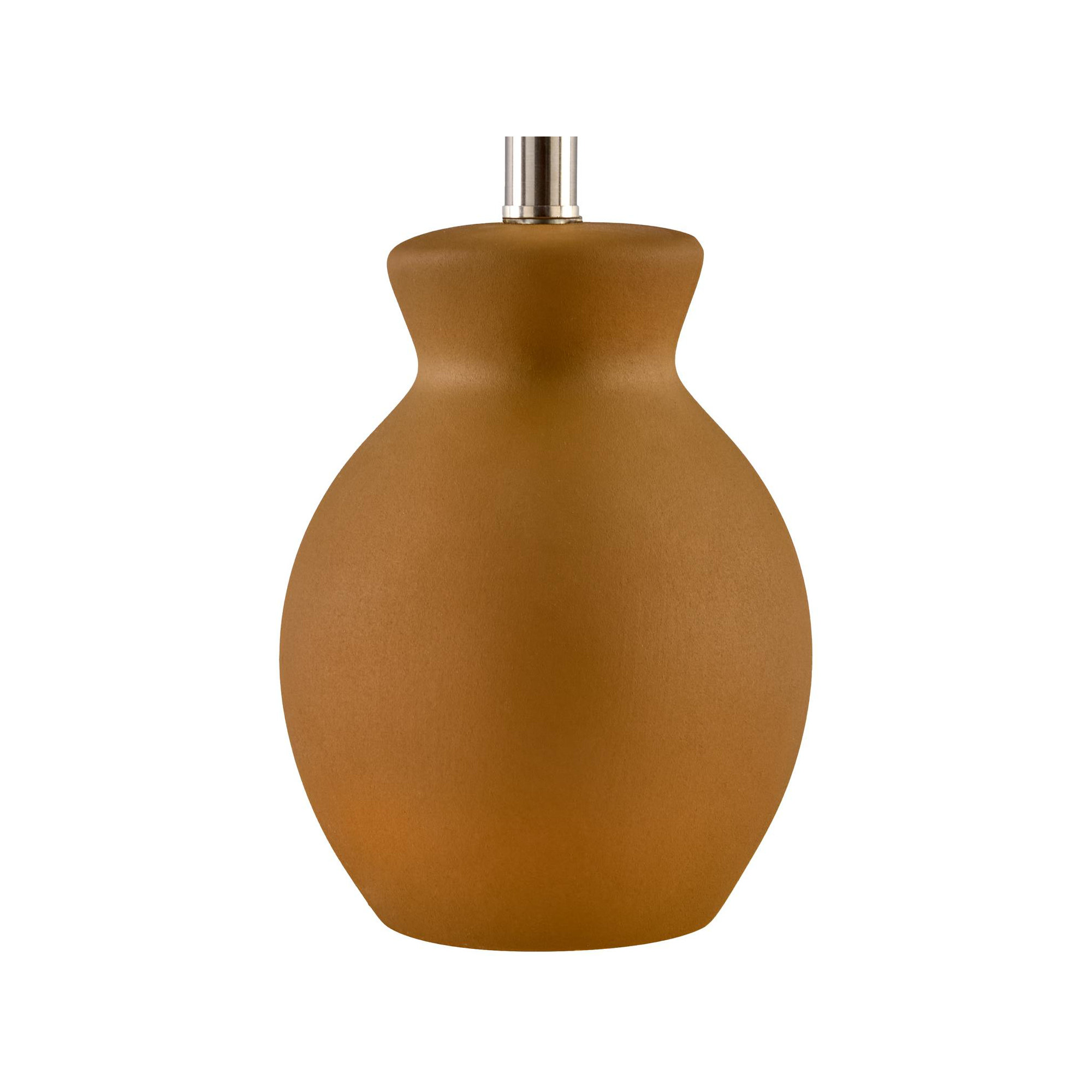 Momsen Scallop Shade Matte Lamp, Tan, Natural, 15"H x 8"W x 8"D