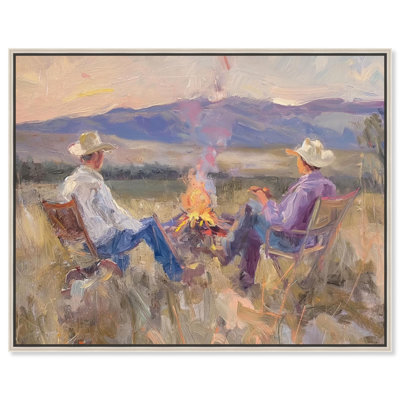 «High Plains Camp», art mural sur toile par Art Remedy