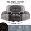 Fauteuil à bascule massant, inclinable et massant pour adultes avec 2 porte-gobelets-1841052765
