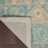 Velan Floral Handmade Looped Wool Ocean Blue/Beige Area Rug-1463185217